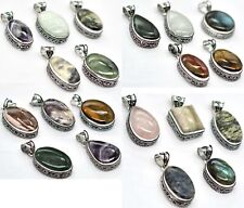 Jaspis und Weitere Edelstein Handgemacht Designer Anhänger Menge Starling Silber