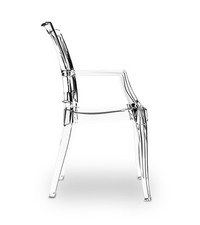 Acryl Plexiglas Polycarbonat Ghost Armlehnstuhl in transparent Glasklar,Qualität