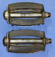 Oldtimer Weco Fahrrad Pedalen Pedale Fahrradpedale Glasreflektoren Set Paar