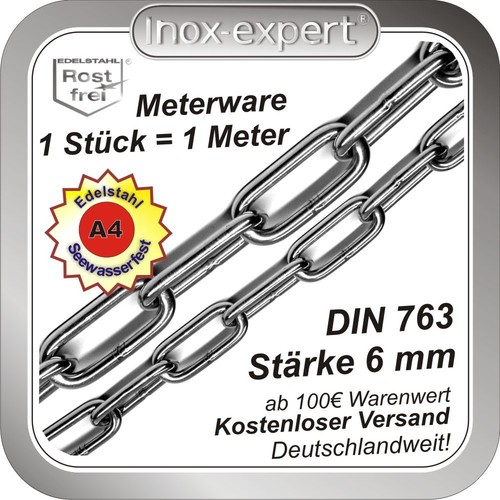 Rundstahlkette edelstahl - mm,