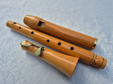 5. Moeck Tuju Tenor Flöte Blockflöte  3 teilig mit Klappe