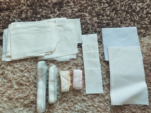 Stoffreste paket kreuzstich - kreuzstich, 18