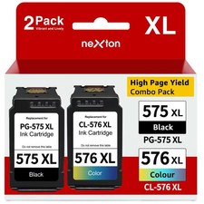 SET Patronen für Canon PG-575 CL-576 XL PIXMA TS3550i TS3551i TR4750i TR4751i