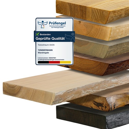 Holzregal 130 wandregal - holzregal,