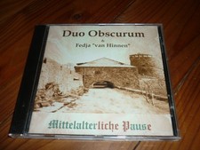 CD "Duo Obscurum - Mittelalterliche Pause" Folk Mittelalter Sammlung MEGA RAR!