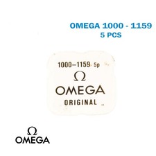 OMEGA 1000-1159 Aufzugsschaft-Uhrwerk für 1000, Teilenr. 1159 - (5 Stück).