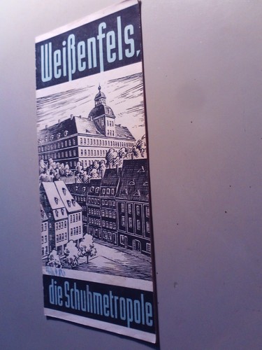 Alter prospekt weißenfels ddr - prospekt,