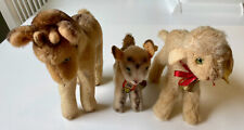 2 Steiff-Tiere Lamby + Zicky, 1 Tier (Ziege) unbekannter Hersteller, Vintage