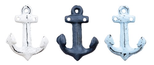 3er set anker - set, wandhaken