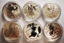6x 1Oz God and Goddesses of