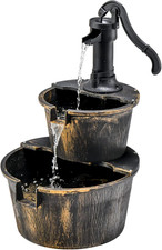 COSTWAY Gartenbrunnen Mit