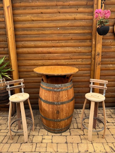 Faßtisch barhocker m8 - +,