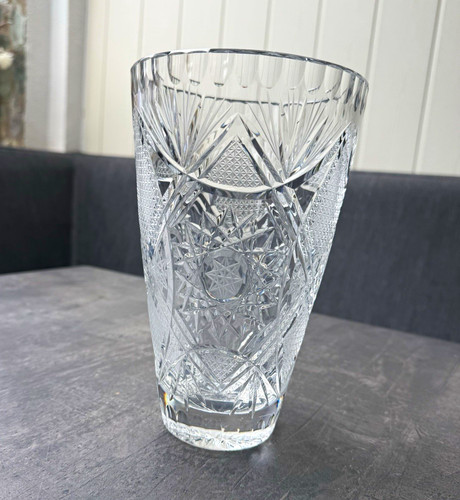 Großes kristall vase - kristall,,