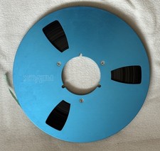 REVOX 26,5 cm Aluminium Reel Tonband Spule Blau Blue NAB mit Case