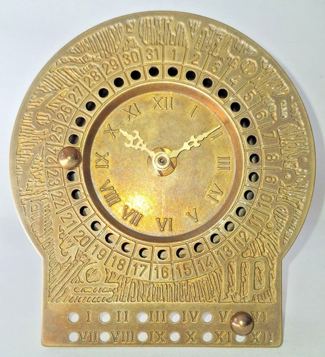 Vintage messing tisch wanduhr - vintage,