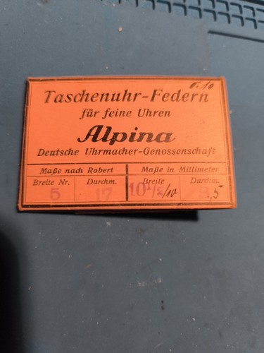 Taschenuhr feder alpina - feder,