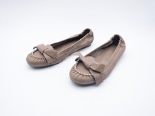 Esprit Damen Mokassin Slipper Halbschuhe Ballerina Braun Gr. 38 EU Art. 508-50 