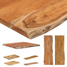 Tischplatte Baumkante Holztischplatte Ersatz Holz Platte Möbelplatte Holzplatte