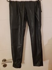 damen hose leder optik