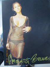 Original-Autogramm  Monica Bellucci, Grossformat