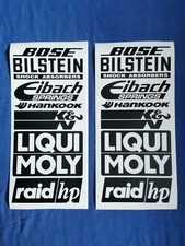 14 x Sponsoren Aufkleber Set -