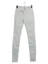 ONLY Damen Jeans Slim Fit W27/L34 Weiß Casual Stretch Hose