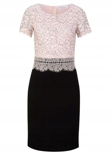 Kleid mit eleganter spitze - kleid,