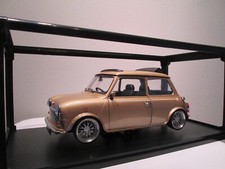 1 : 12 !!! nicht 1:18...  Mini Cooper gold echte Alufelgen BBS RS Umbau / Tuning