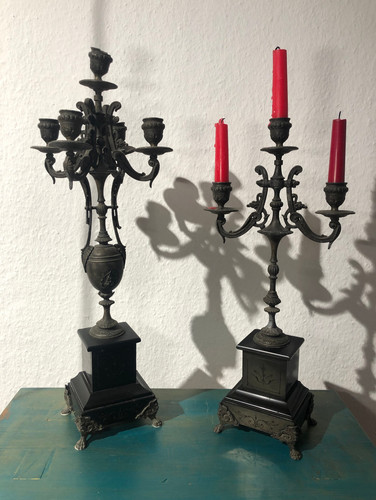 Jugendstil kerzenständer - jugendstil,