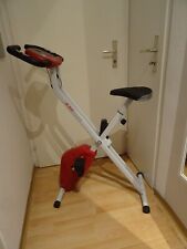 Heimtrainer, zusammenklappbar „HOMCOM“, Stahl, ABS, Weiß/Rot-Neuwertig