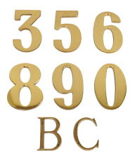 Hausnummer-Messing