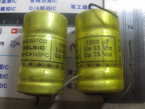 1000uf 63v sic safco audio - 1x,
