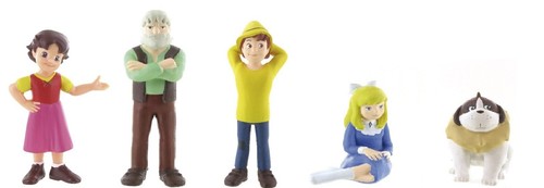 Heidi spielfiguren peter clara - heidi,