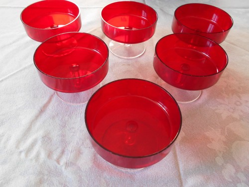 Ddr rote eisschalen aus - rote,