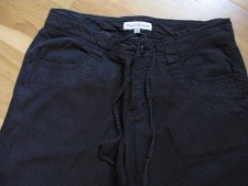 schwarze Leinenhose Damen Gr