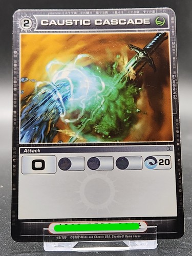 Chaotic card caustic cascade - :,