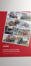 Henne: Unimog, Baumaschinen & Nutzfahrzeugtechnik (Prospekt-Broschüre); 2023