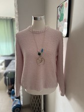 Damen Kuschelpullover Rosa Warm Größe S (Bzw.  158/164) Sehr Gut Erhalten