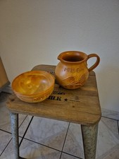 Ton glasiert Milch-Kanne