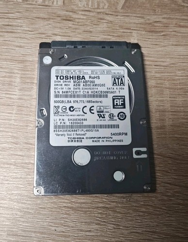 Toshiba 500gb hdd - 500gb, windows