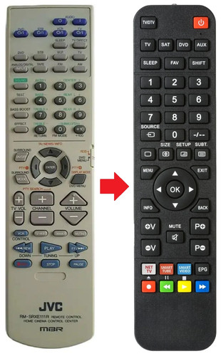 Fernbedienung passend für jvc - passend,