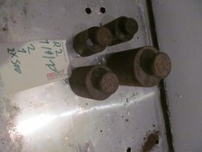 4 rostige Gewichte f