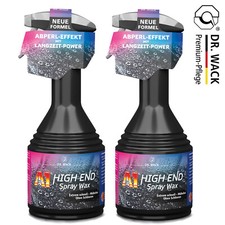 2x Dr. Wack A1 High End Spray Wax (2680) Sprühwachs Autowachs Versiegelung 500ml