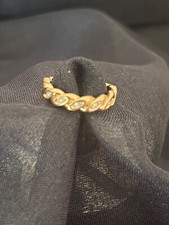 Pierre Lang Ring, Geflecht mit 5 Steinen, Gr. 2 aus Oma‘s Schatztruhe, gebraucht