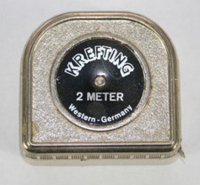 Krefting 2 Meter Maßband Western-Germany Vintage Metermaß