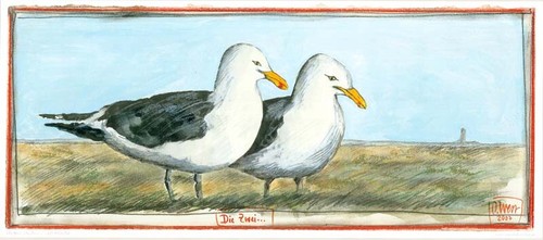 Kunstdruck die zwei - kunstdruck, zwei"