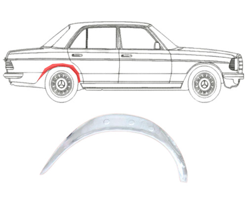 Für w123 1976 1985 4 - mb, tur