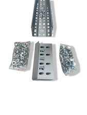 6m Kabelbahn 100x60 verzi. Kabelrinne Kabeltrasse Kabelkanal inkl. 10 Verbinder