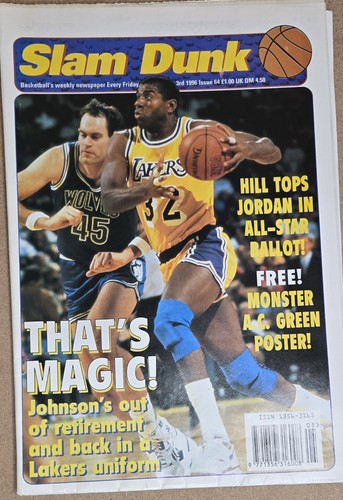Vintage slam dunk magazine - slam,