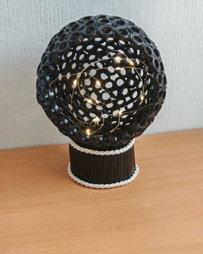 Akzentlampe aus papier - akzentlampe,